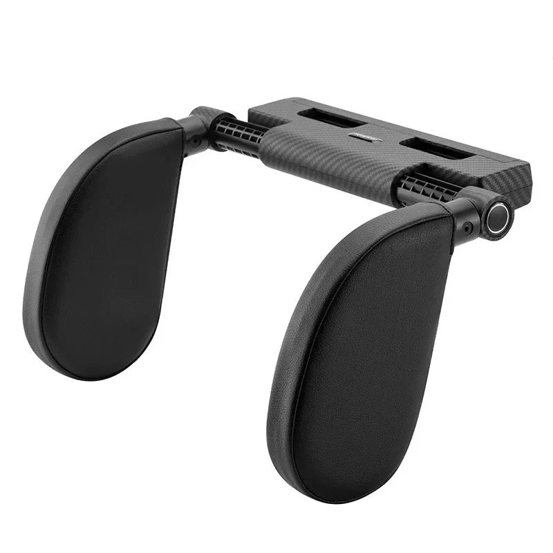 Pulsora Car Headrest Adjustable Pillow Leather