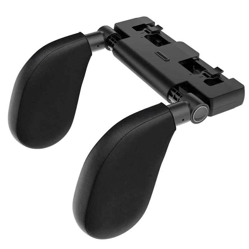 Pulsora Car Headrest Adjustable Pillow Leather