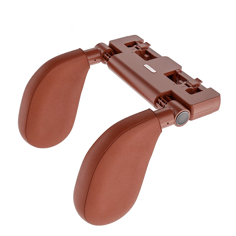 Pulsora Car Headrest Adjustable Pillow Leather