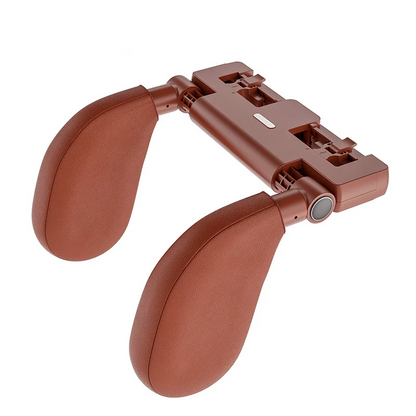 Pulsora Car Headrest Adjustable Pillow Leather